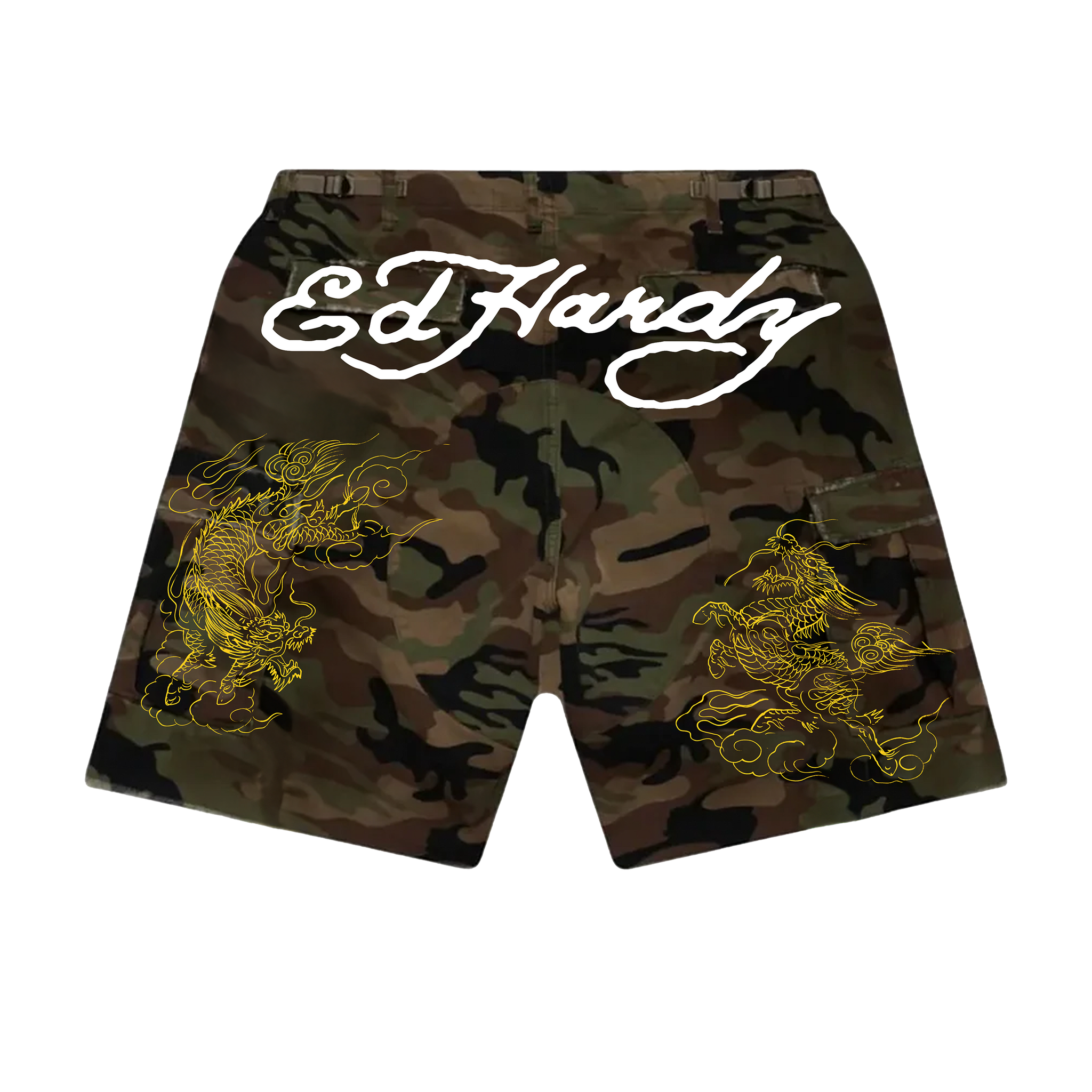 Ed Hardy x Matuê "Dragon" Bermuda Camuflada