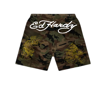 Bermuda Camuflada "Dragon" Ed Hardy x Matuê