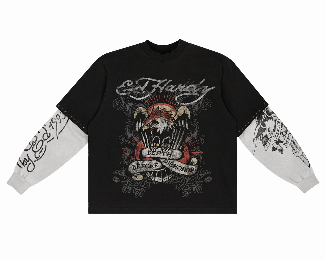 Ed Hardy x Matuê "Death Before Dishonor" Manga Longa