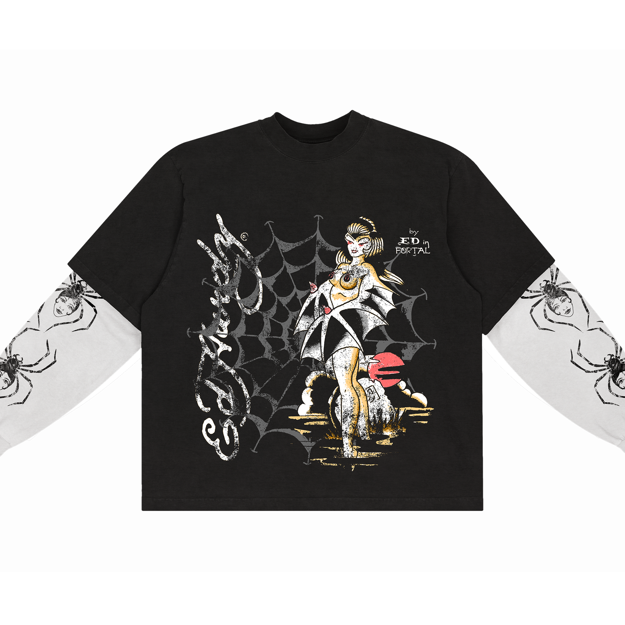 Ed Hardy x Matuê "Tarantula" Manga Longa Masculino